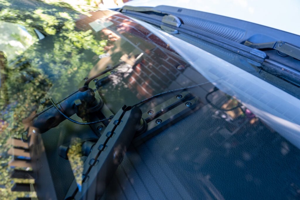18 Lexus LX570 dash mount – installed front view