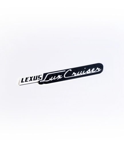 Lux Cruiser Emblem – Custom Badge for Lexus LX, GX & Toyota SUVs (flat back)