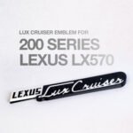 Lux Cruiser Emblem – Premium Badge for Lexus LX570 & Land Cruiser (200 Series)