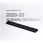 Subaru Outback Dash Mount – OEM-Style Accessory Rail (2020–2025)