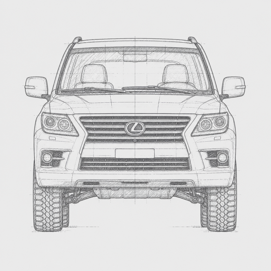 08LX， ， OEM-style accessories for Lexus Land Cruiser G-Wagon