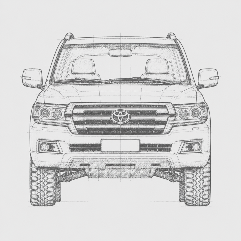 16LC， ， OEM-style accessories for Lexus Land Cruiser G-Wagon